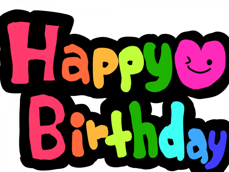誕生日・ハッピーバースデーの無料素材